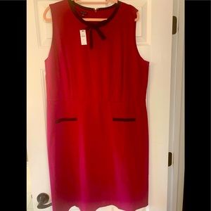 NWT Talbots cranberry colored dress